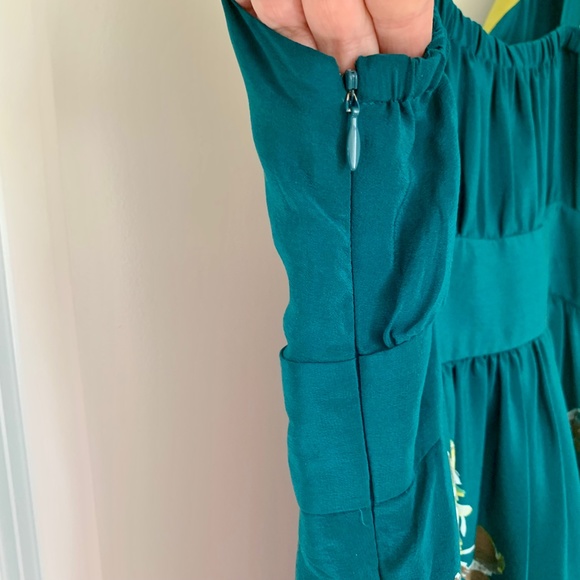 Anthroplogie Maeve Impressionists Dream Silk Dress - Picture 8 of 15